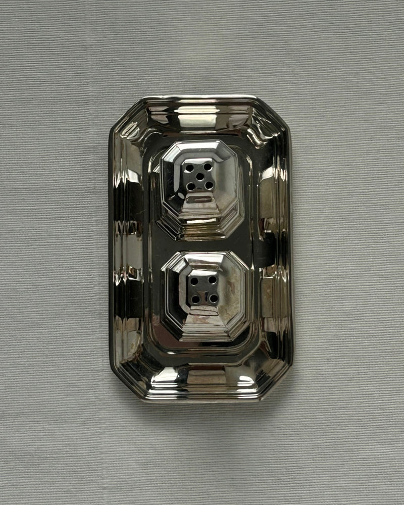 Silver Plated Salt & Pepper Set (S)