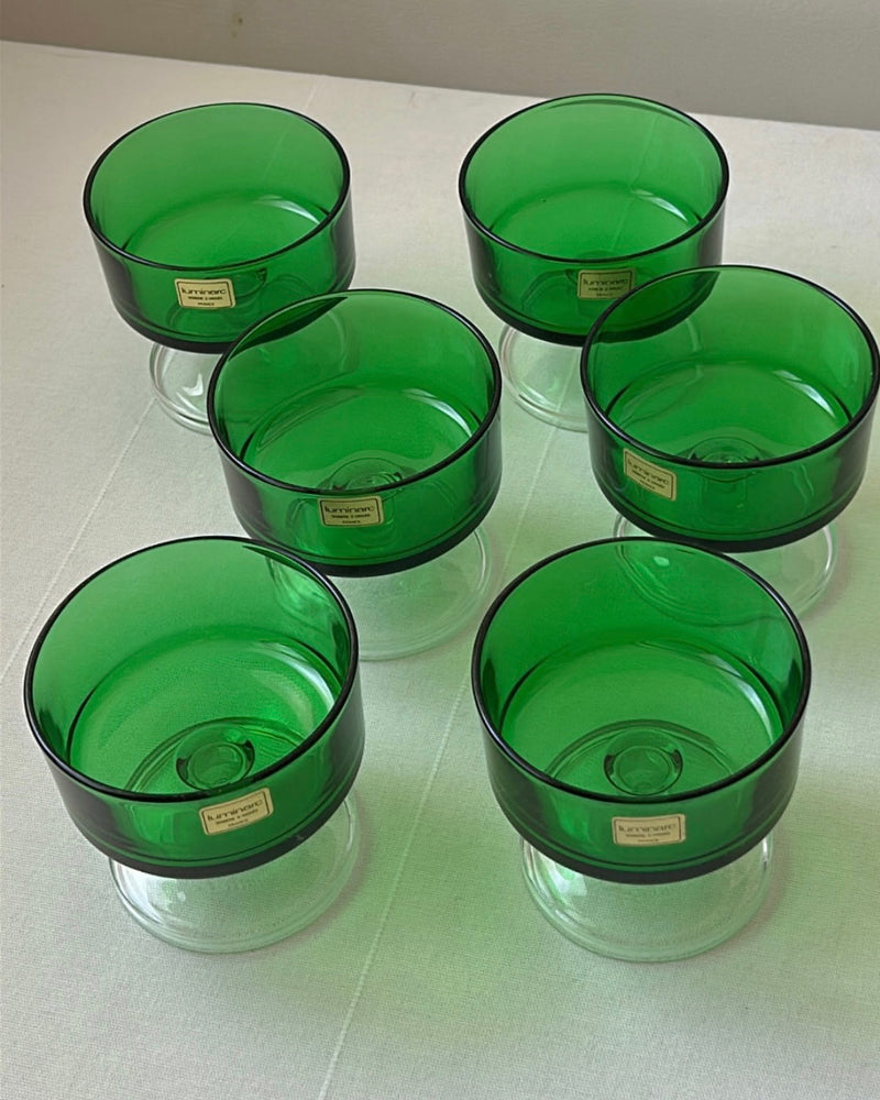 Luminarc Emerald Green Glasses