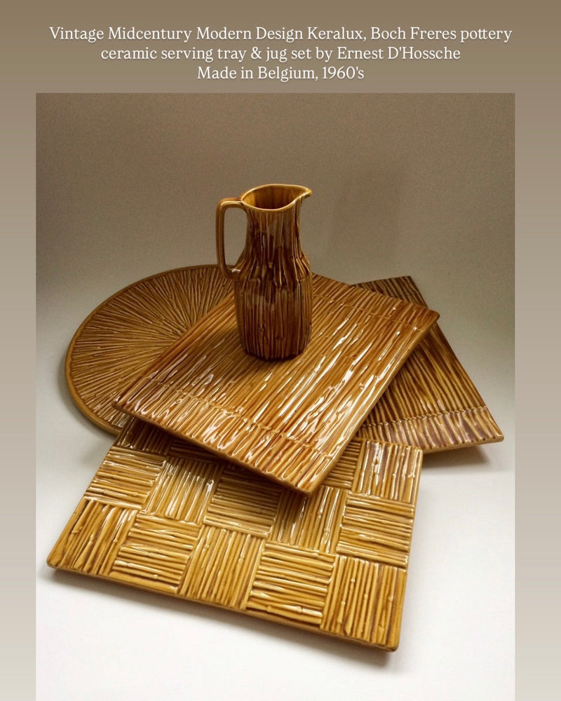 Large Ceramic Serving Board by Ernest DHossce