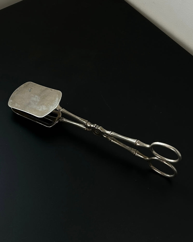 Silver Plated Pastry Tongs