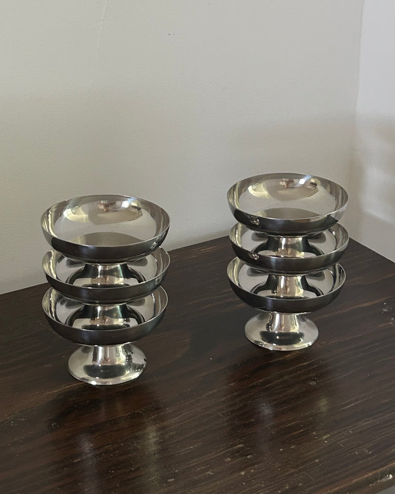Stainless Steel Dessert Coupes (6)