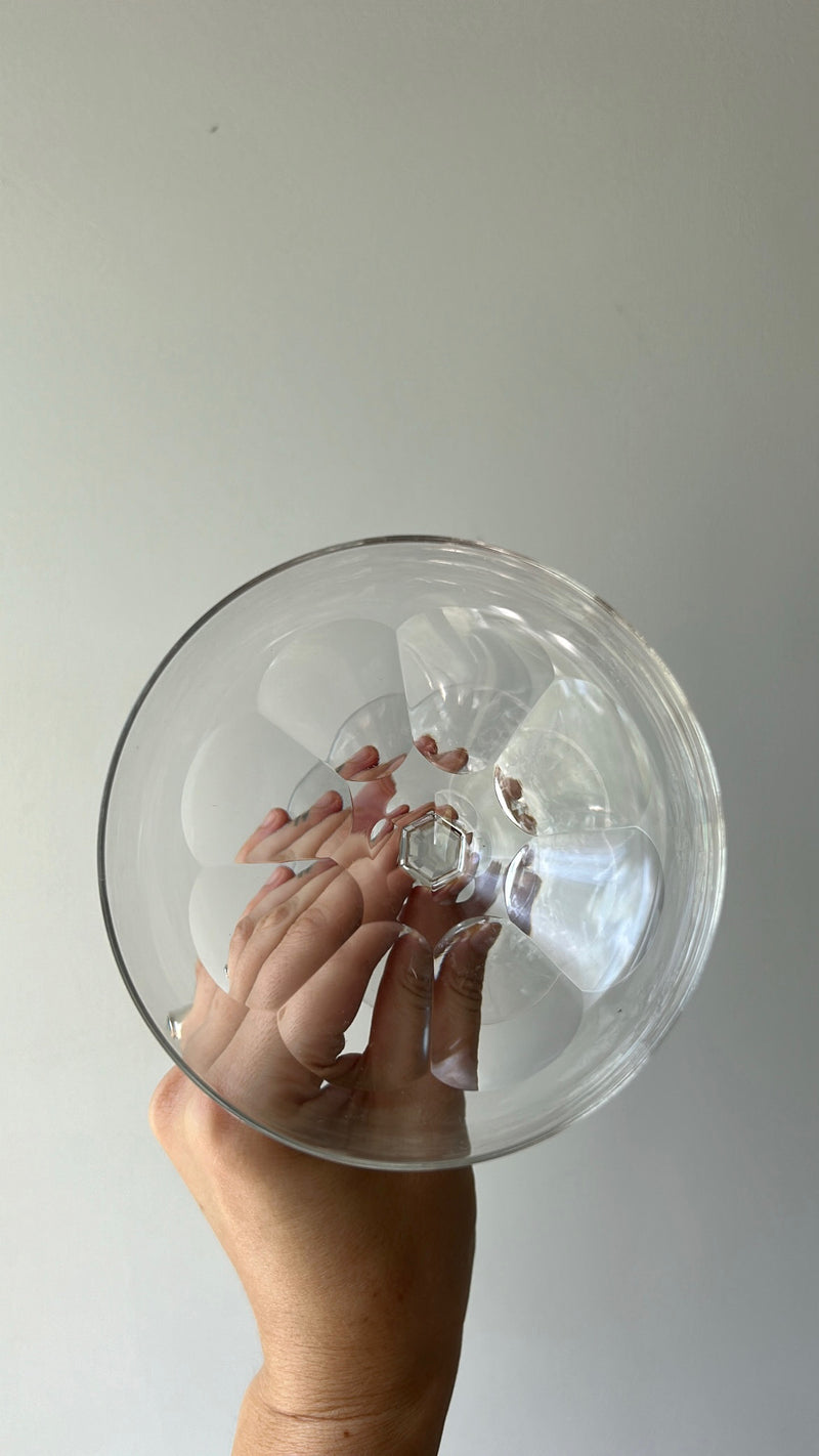 Pair Of French Crystal Coupes