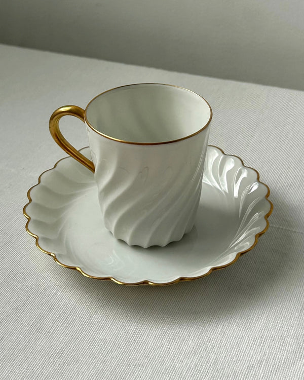 Haviland Limoges Espresso Cup & Saucer