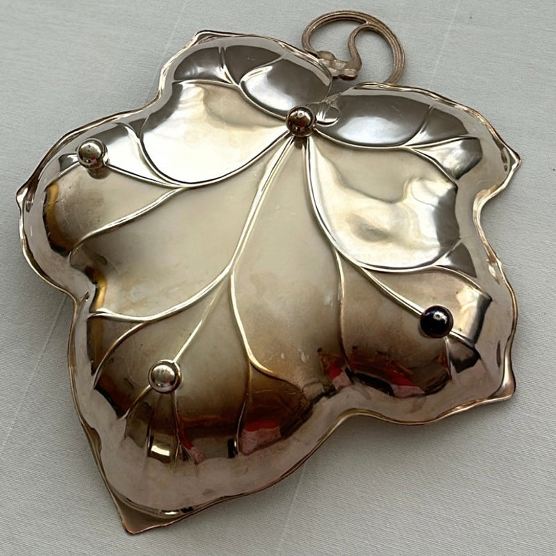 Big Silver Plated Footed Dish