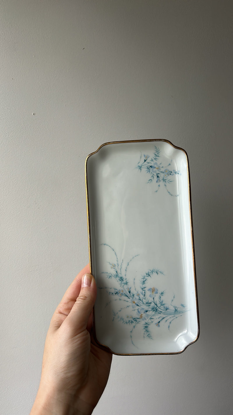 Limoges Hand Painted Trinket Tray