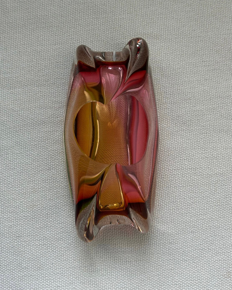 Rare Sommerso Art Glass Bowl by Josef Rozinek