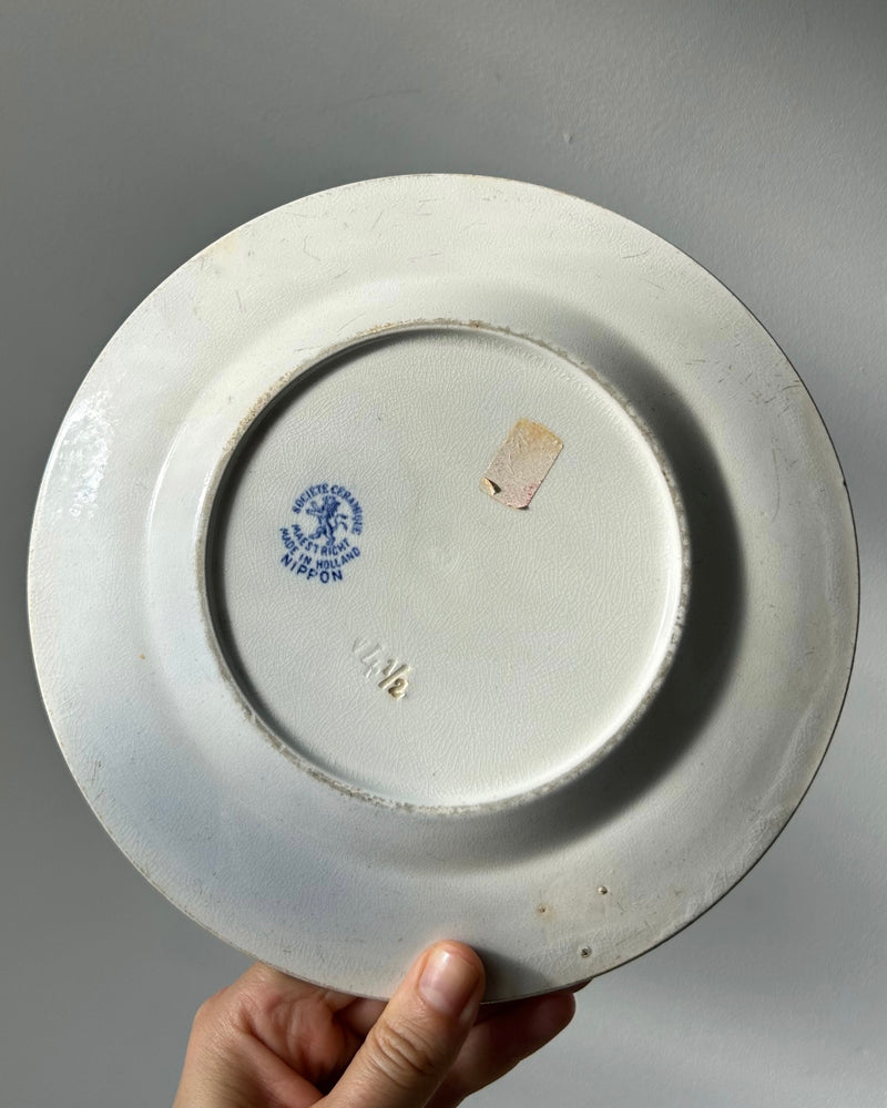 Antique “Nippon” Porcelain Plate, 1890s
