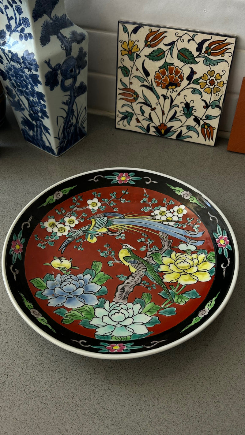 Hand Painted Decorative Japanese Plate