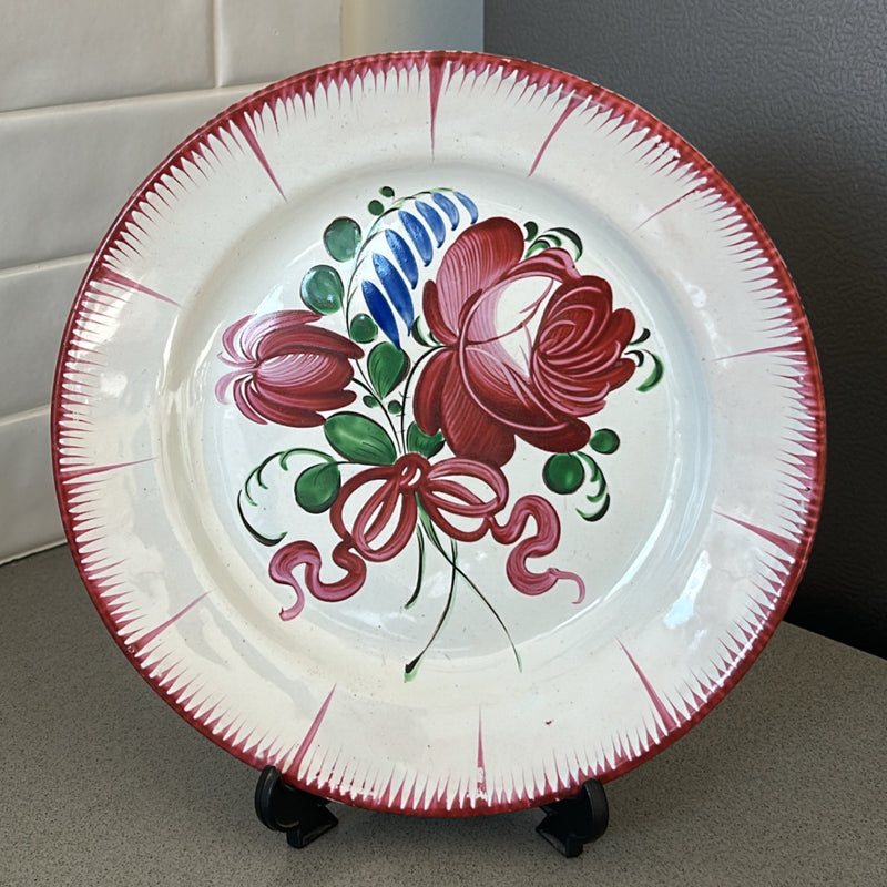 Antique Hand Painted French Plate