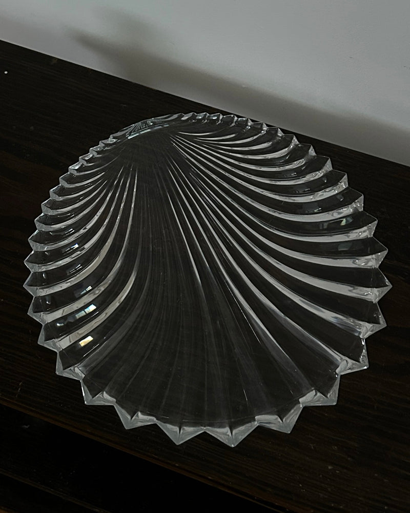 Large Villeroy & Boch Crystal Shell Platter