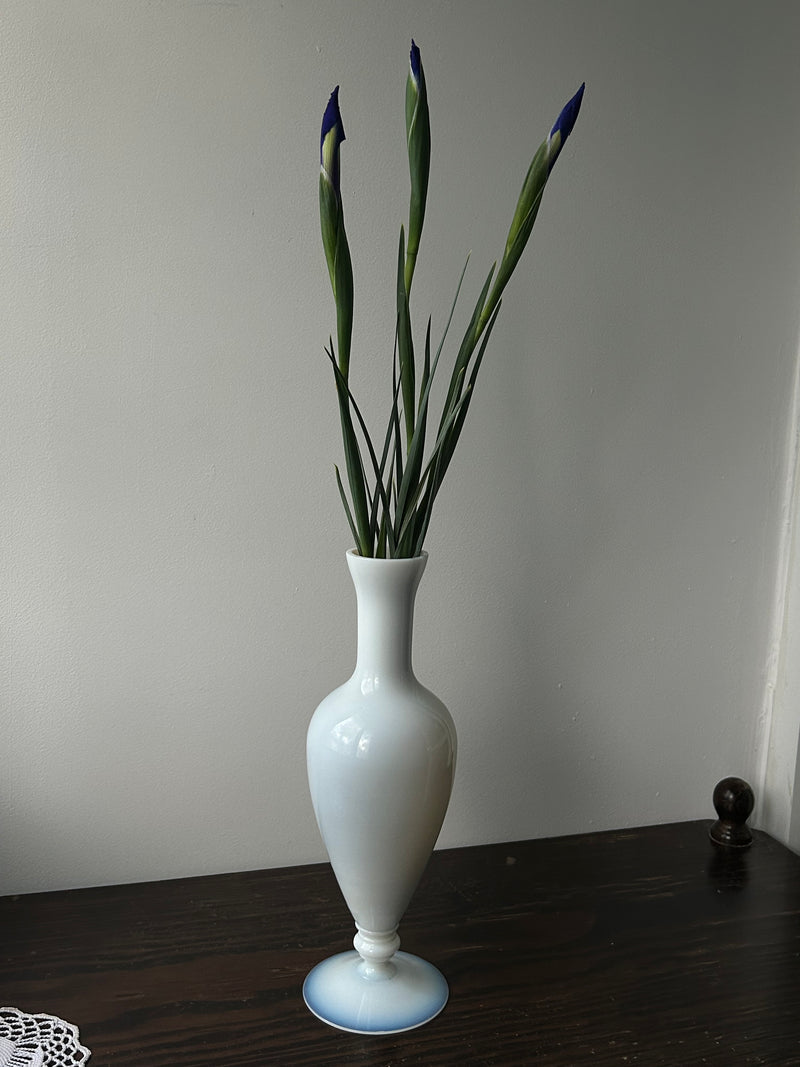 Big Opaline Glass Vase