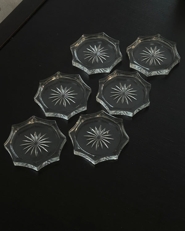 Mid-Century Glass Coasters
