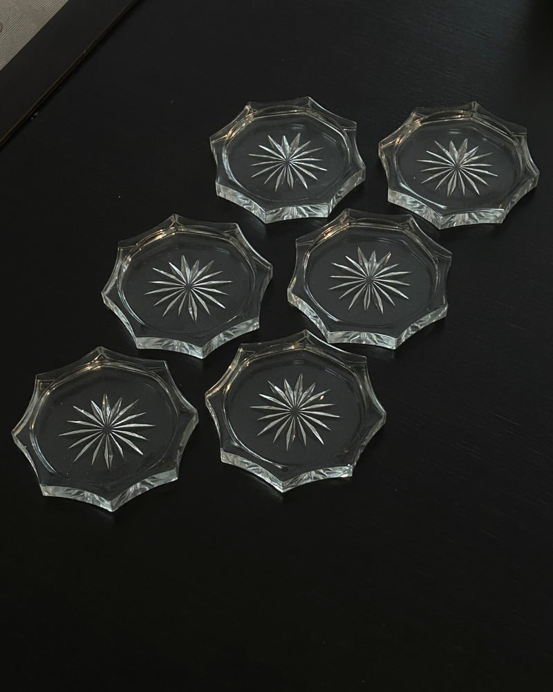Mid-Century Glass Coasters