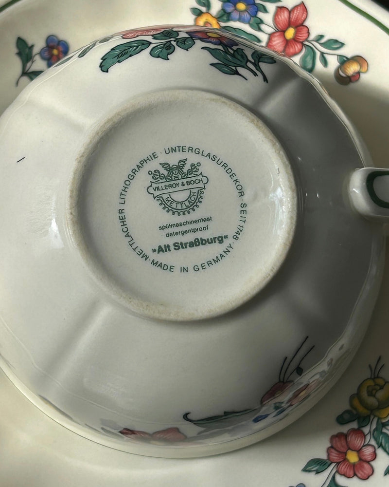 Villeroy & Boch “Alt Strasbourg” Cup & Saucer *3