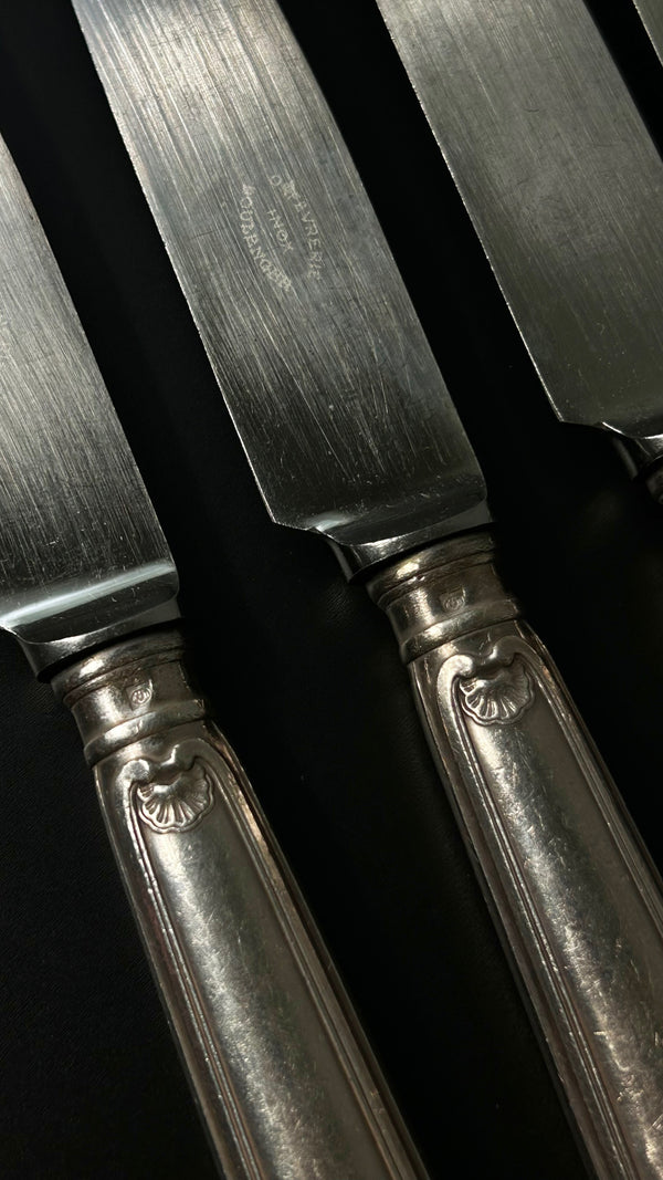 Set of Silver Plated Knives (6)