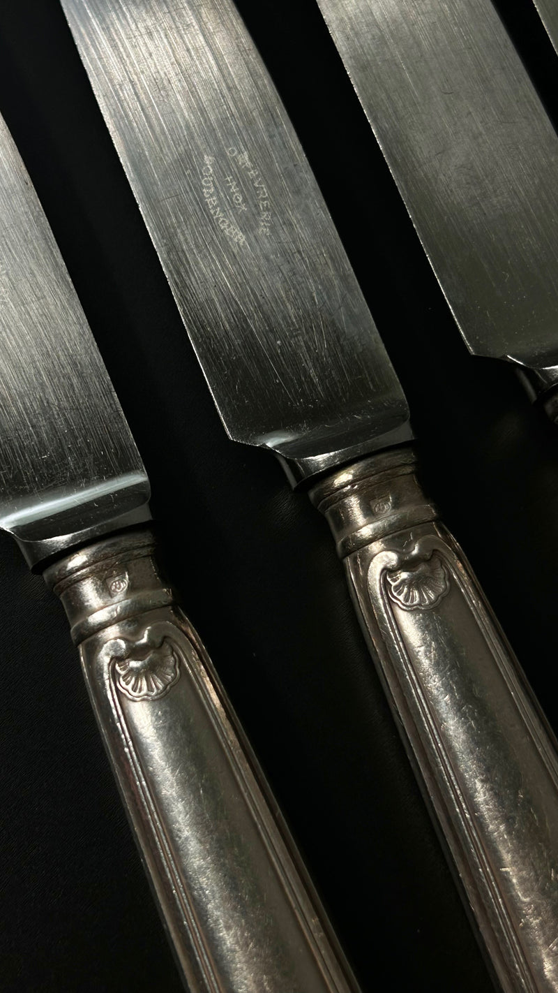 Set of Silver Plated Knives (6)