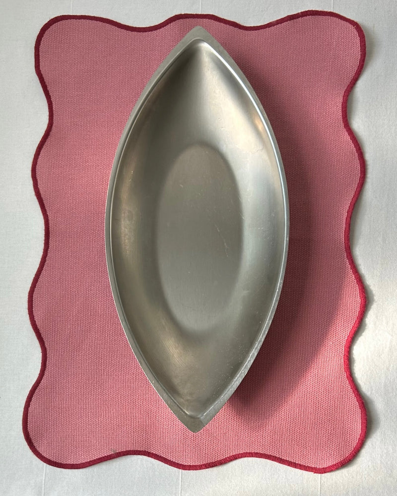 Pair of Stainless Steel Trays (L)