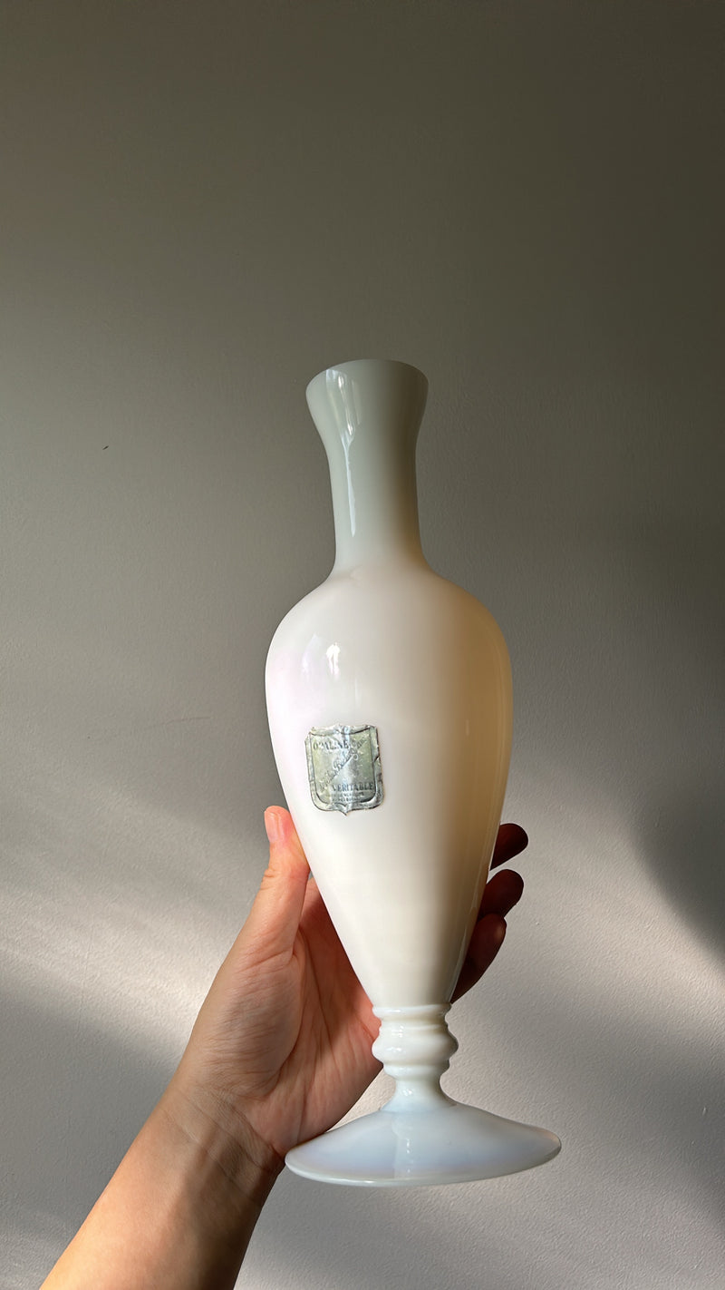 Big Opaline Glass Vase