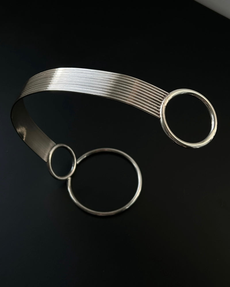 Modernist Silver Plated Wine Bottle Holder