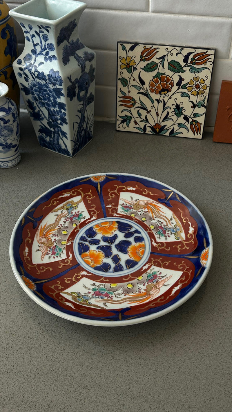 Hand Painted Decorative Japanese Plate