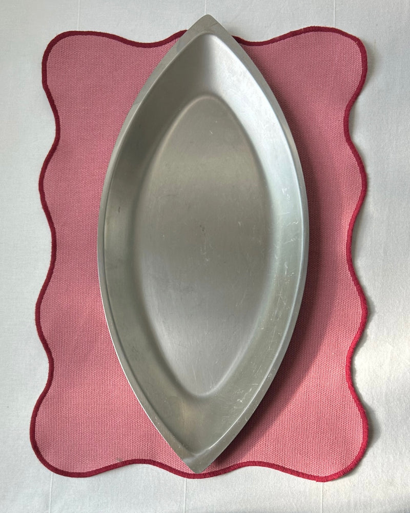 Pair of Stainless Steel Trays (L)