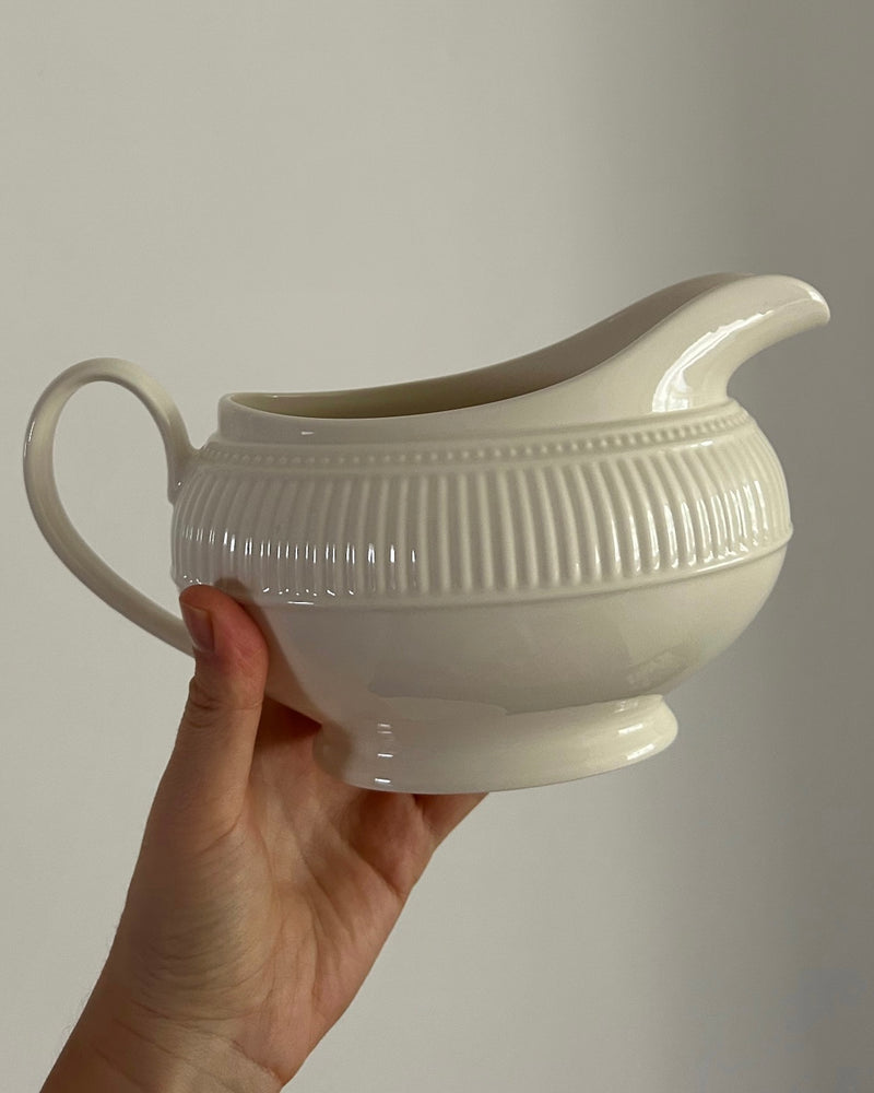 Large Wedgwood Gravy Boat with Underplate