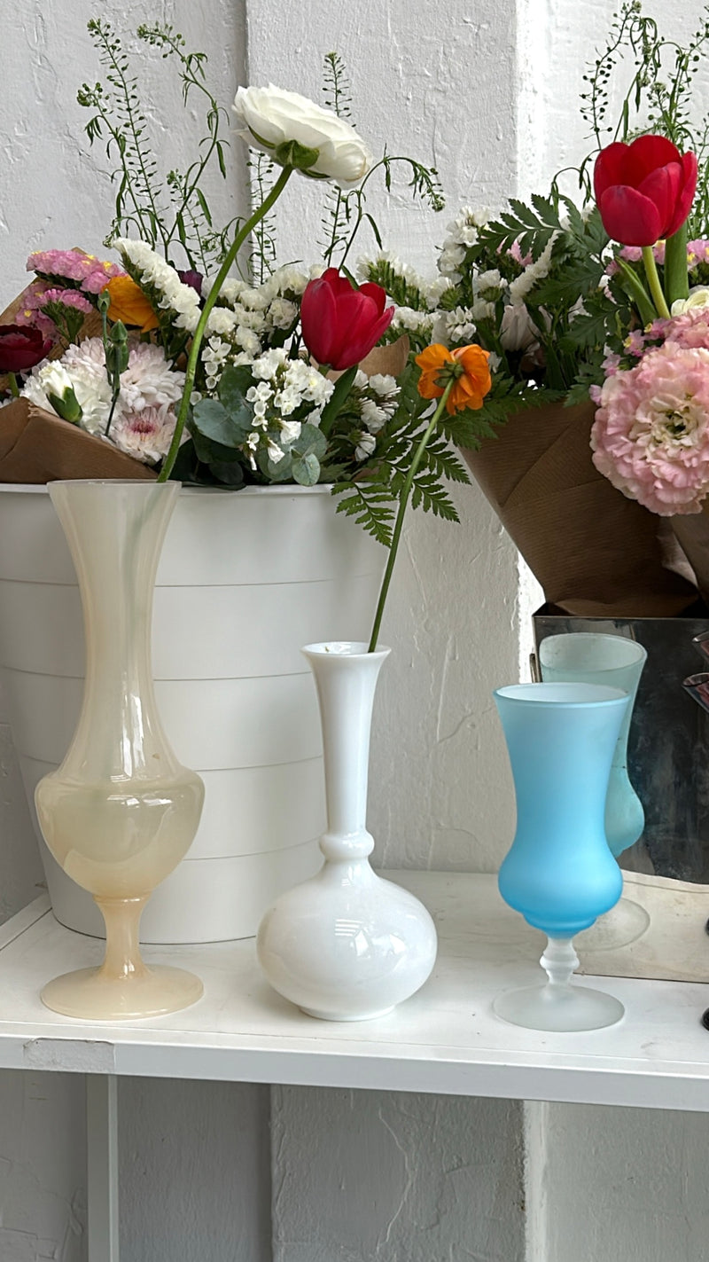 Satin Glass Vase