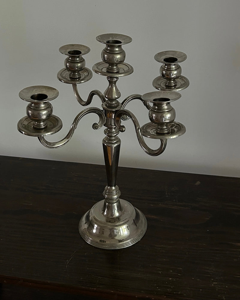 Silver Plated Candelabra (L)