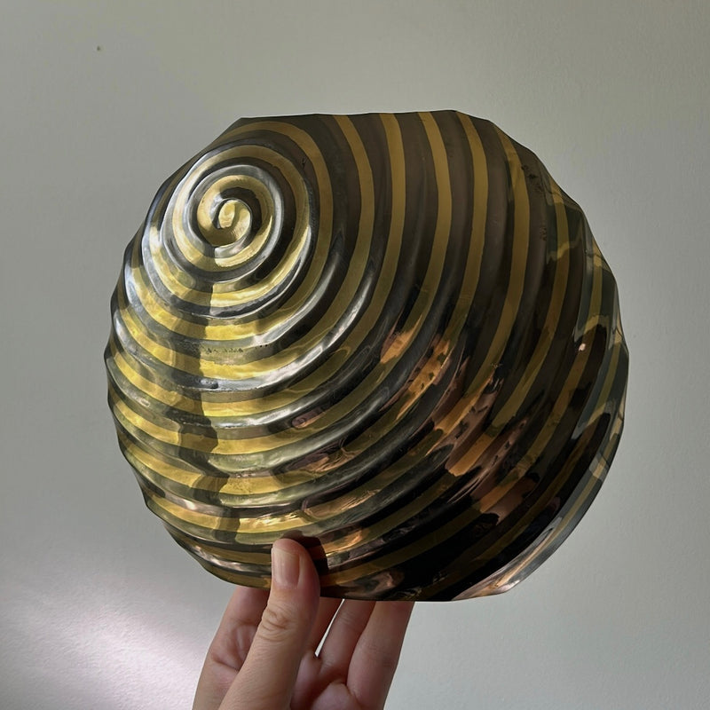 Art Deco Metal Vase