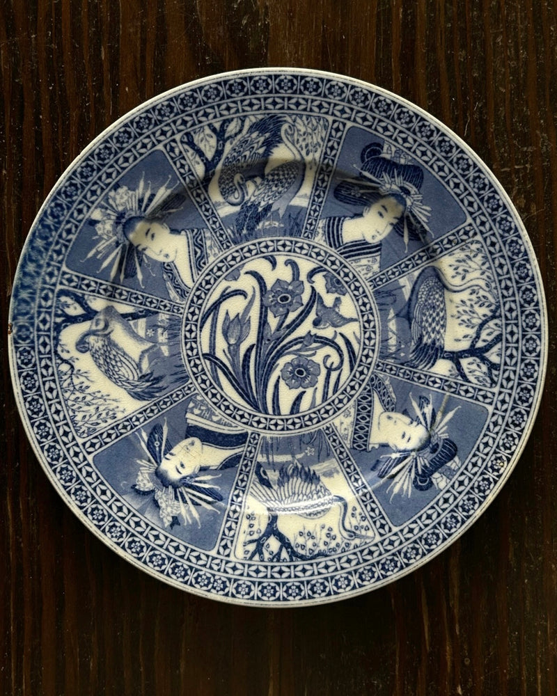 Antique “Nippon” Porcelain Plate, 1890s