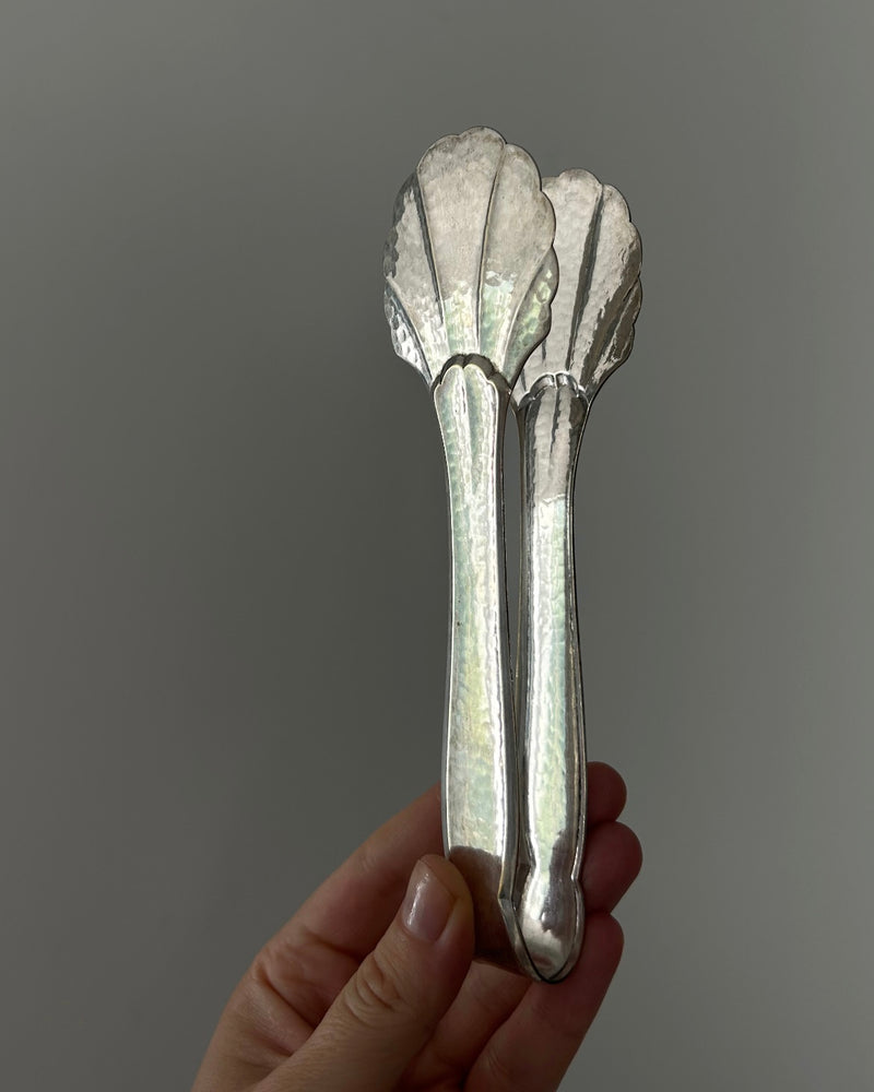 Silver Plated Shell Tongs (M)