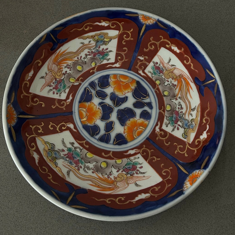 Hand Painted Decorative Japanese Plate