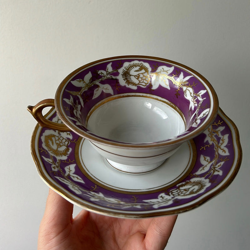 “GOLDROSE” Porcelain Cup & Saucer