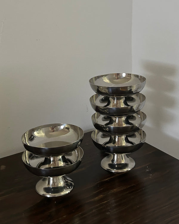 Stainless Steel Dessert Coupes (6)