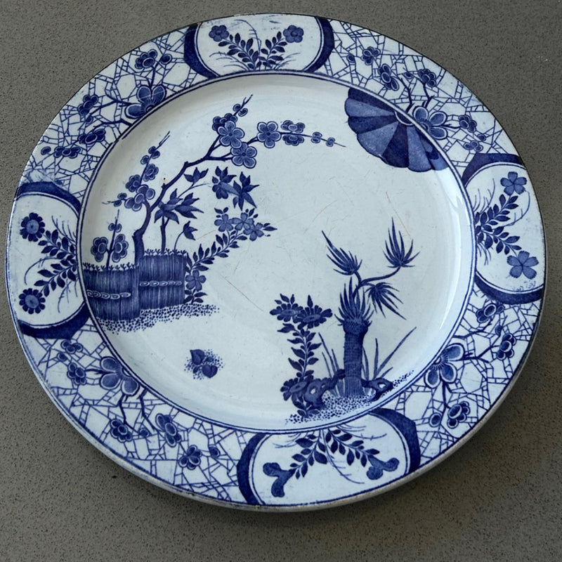 Rare Creil Montereau Antique Plate, 1876