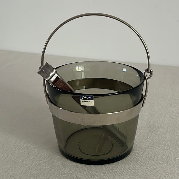 Mid Century Ice Bucket by Sven Palmqvist for Orrefors (Sweden)