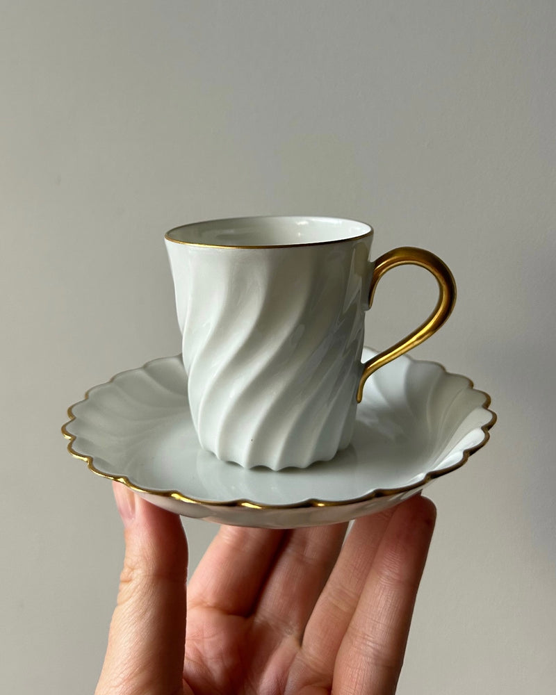 Haviland Limoges Espresso Cup & Saucer