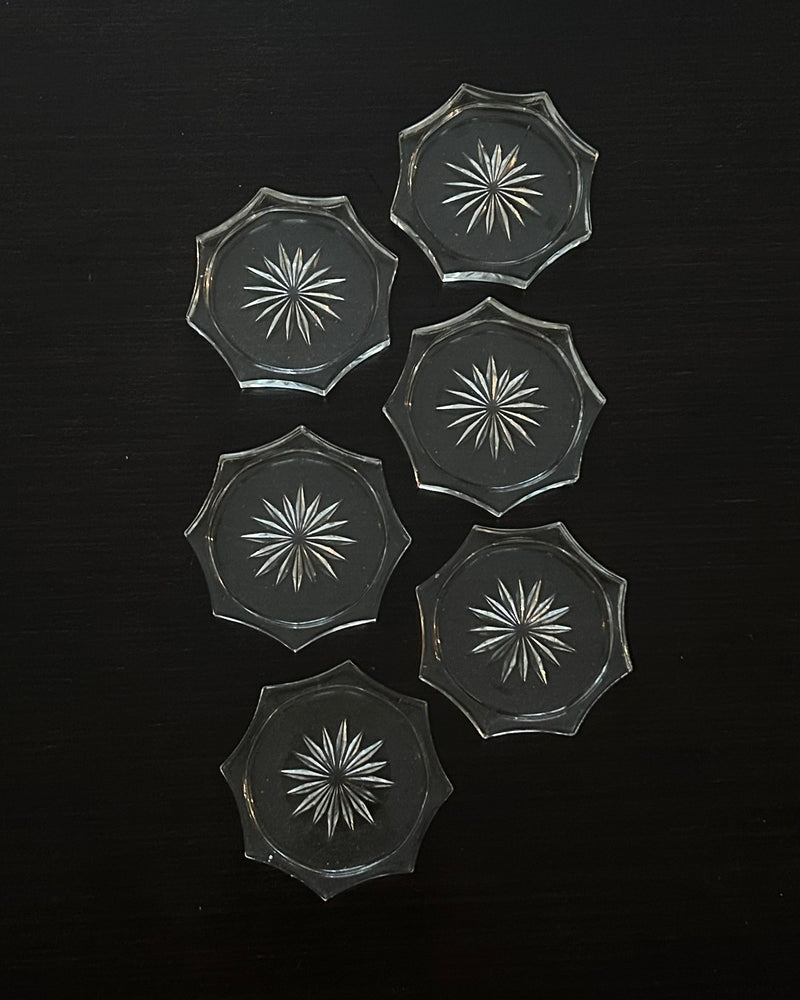 Mid-Century Glass Coasters