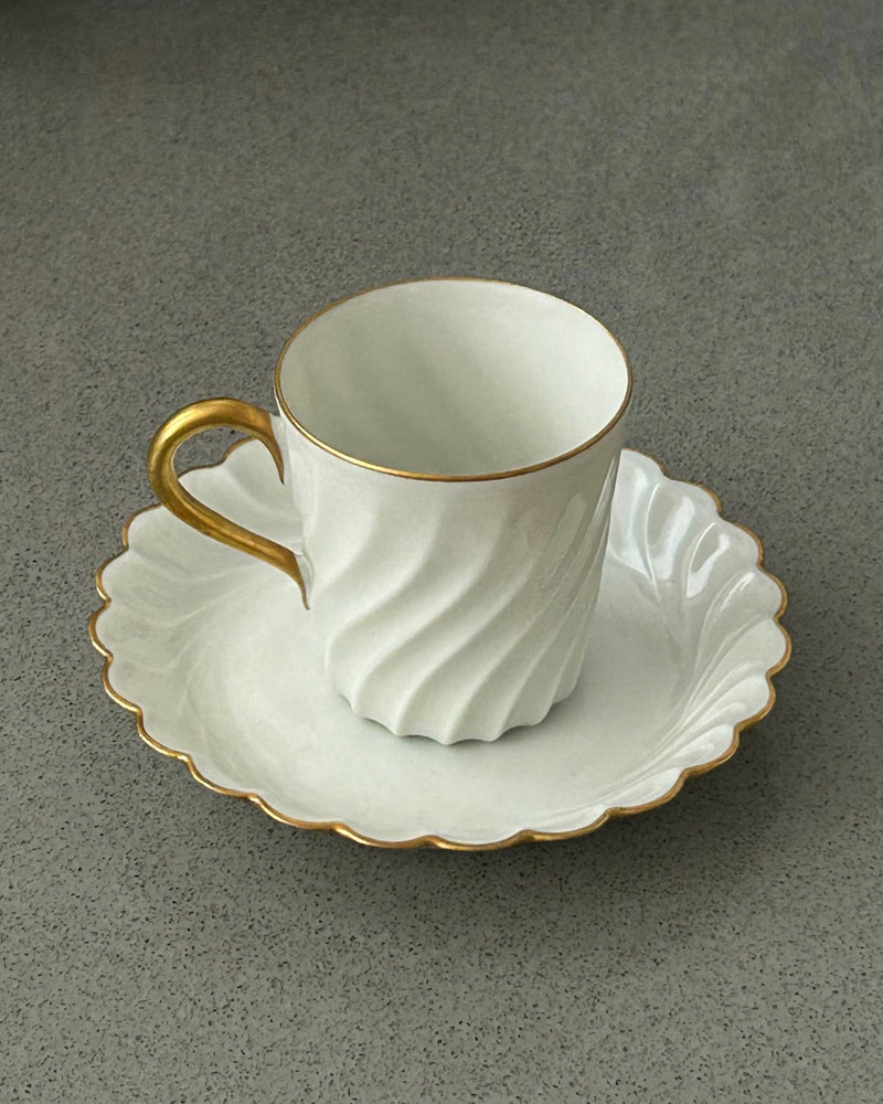 Haviland Limoges Espresso Cup & Saucer