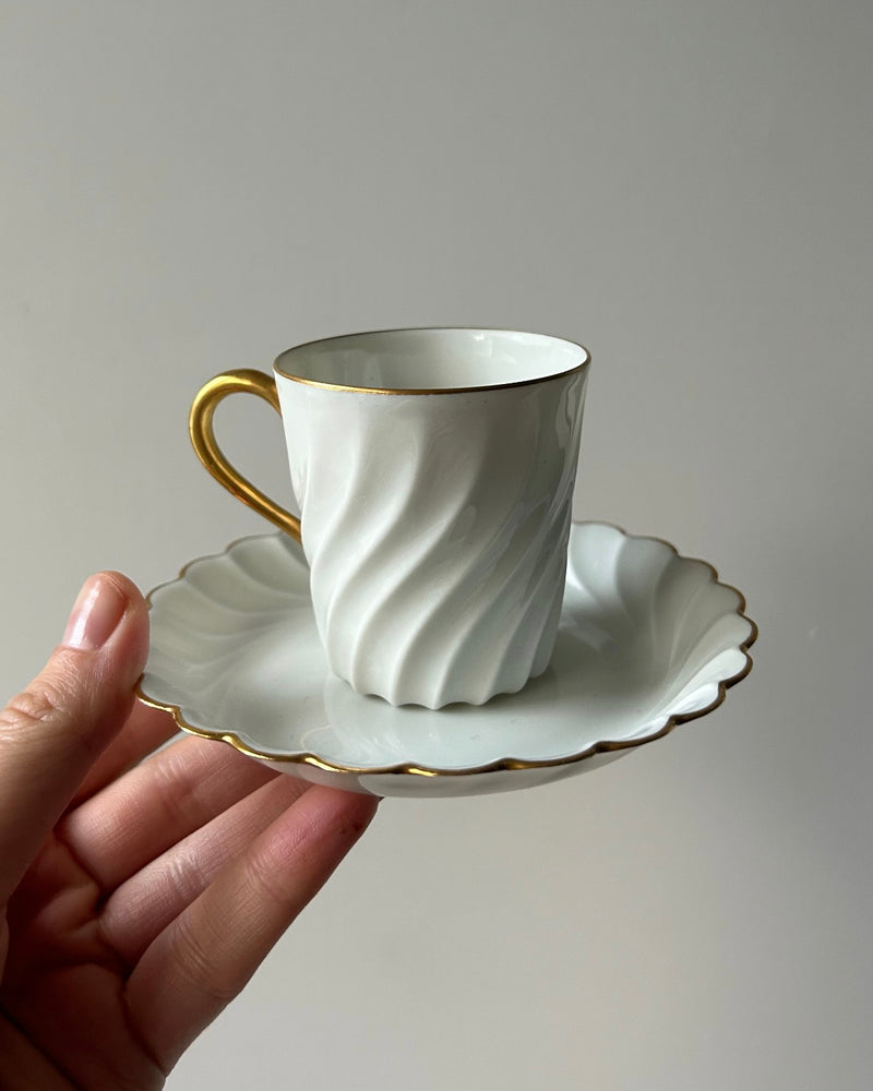 Haviland Limoges Espresso Cup & Saucer