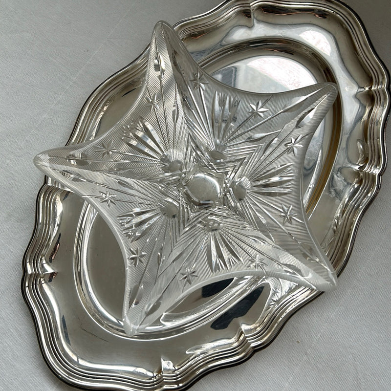 Star Shaped Crystal  Bowl