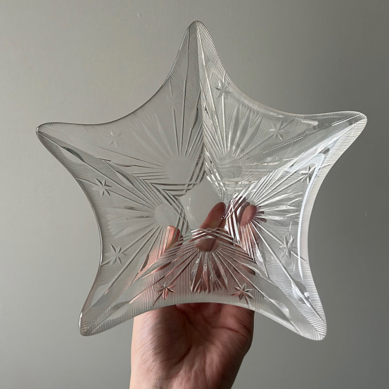 Star Shaped Crystal  Bowl