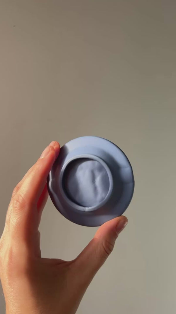 Small Bisque Porcelain Ashtray